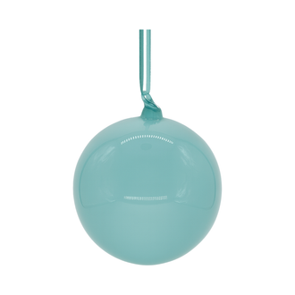 Boule en verre bleu cadet — 4 pouces