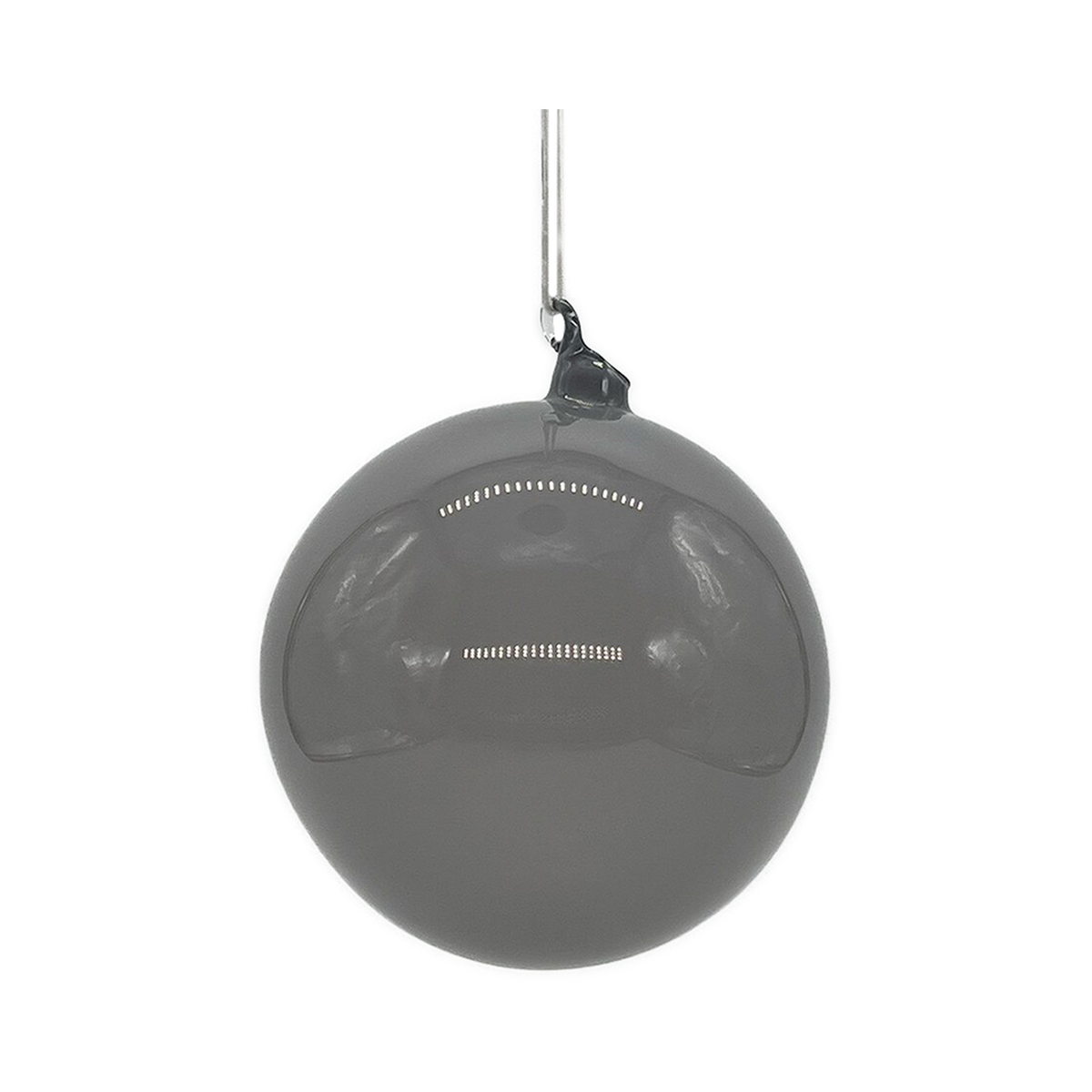 Boule en verre gris — 7 pouces