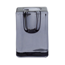 Bougeoir Quadra 6 cm noir