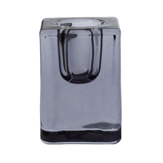 Bougeoir Quadra 6 cm noir