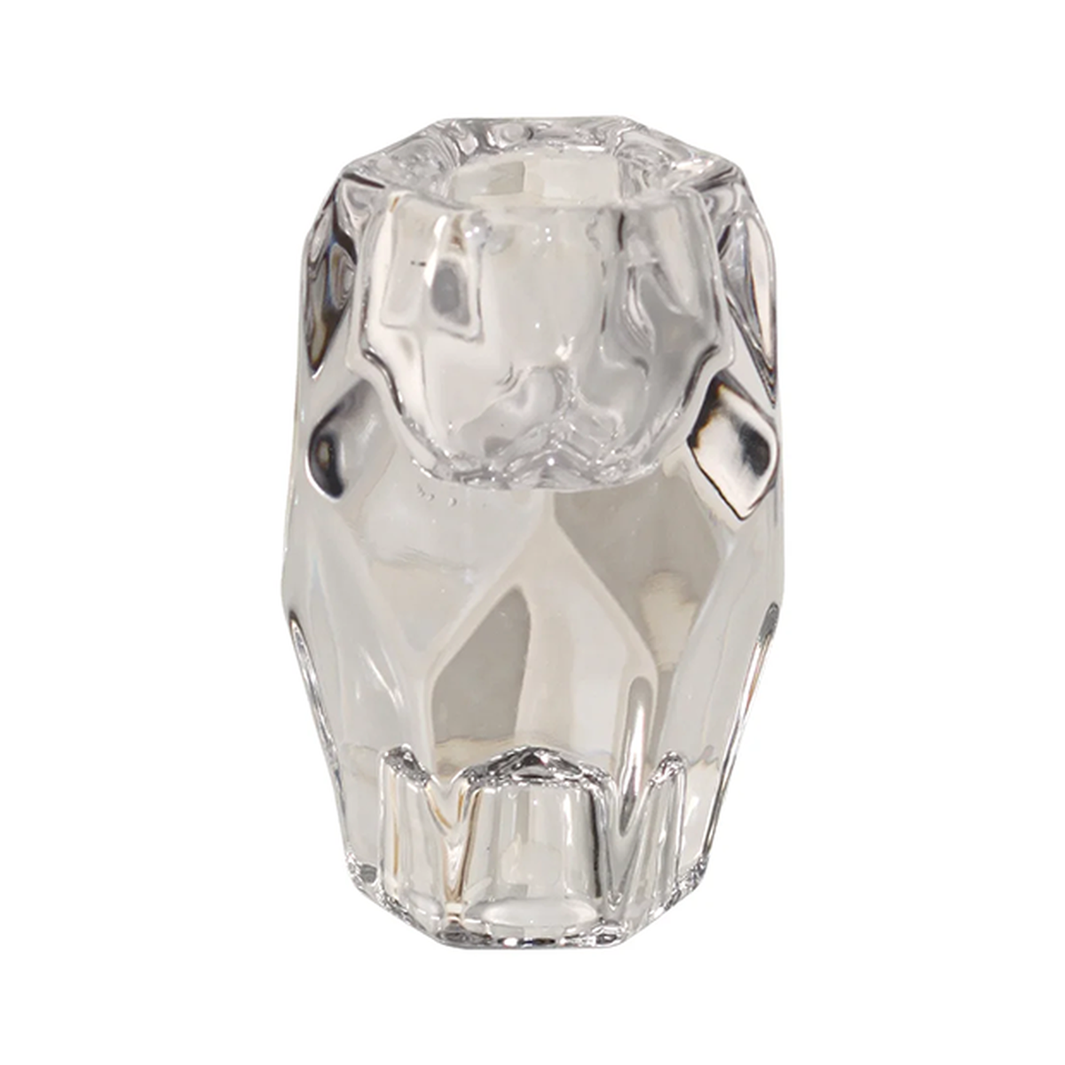 Bougeoir Kye Glass grand format transparent