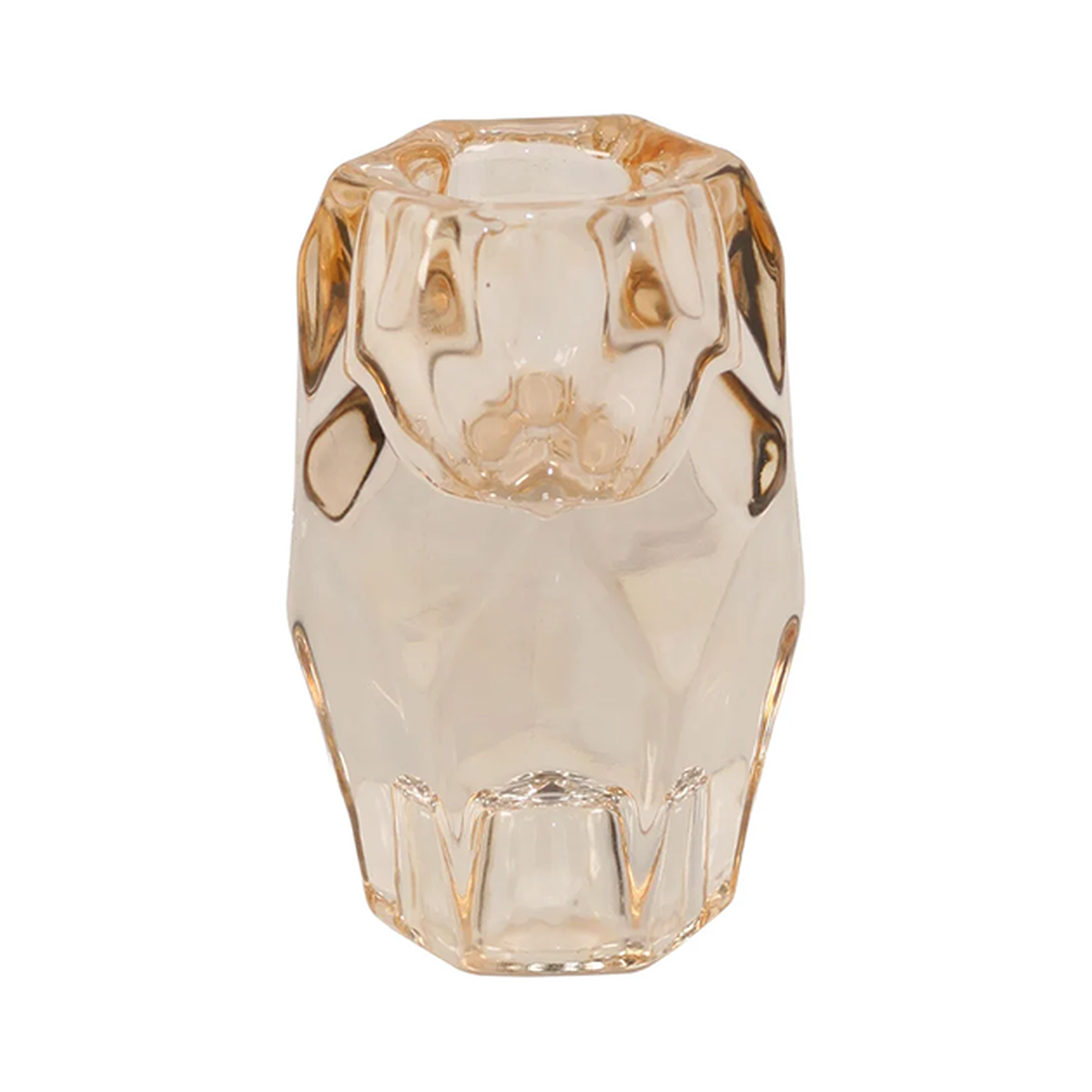 Bougeoir Kye Glass grand format bronze