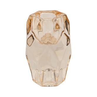 Bougeoir Kye Glass grand format bronze