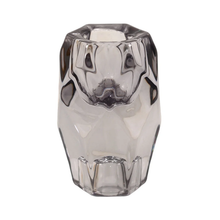 Bougeoir Kye Glass grand format noir