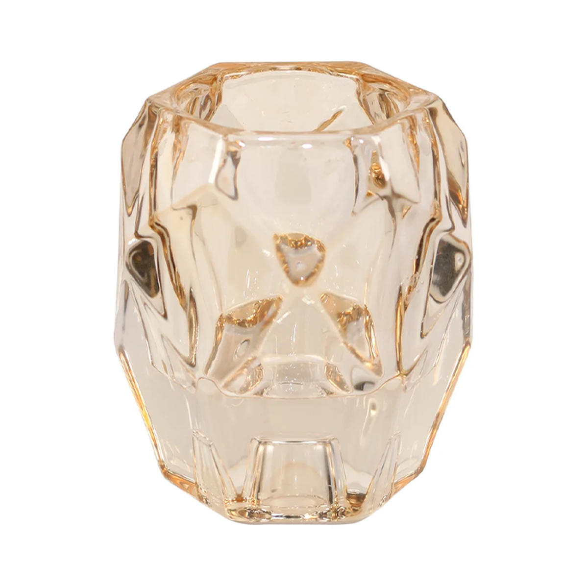 Bougeoir Kye Glass extra-large brun