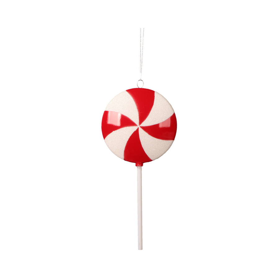 Sucette aplatie rouge 9"