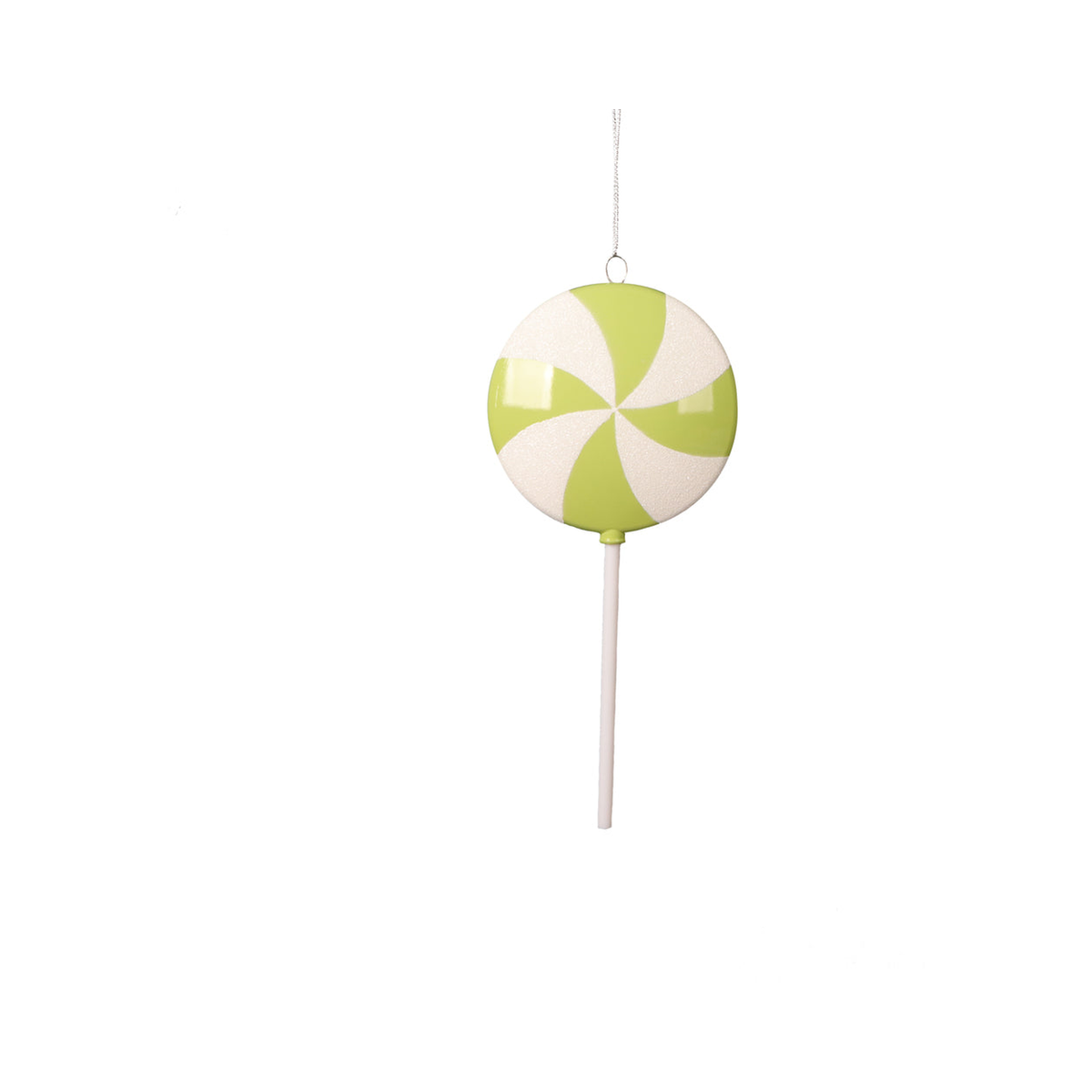 Sucette aplatie vert lime 9"