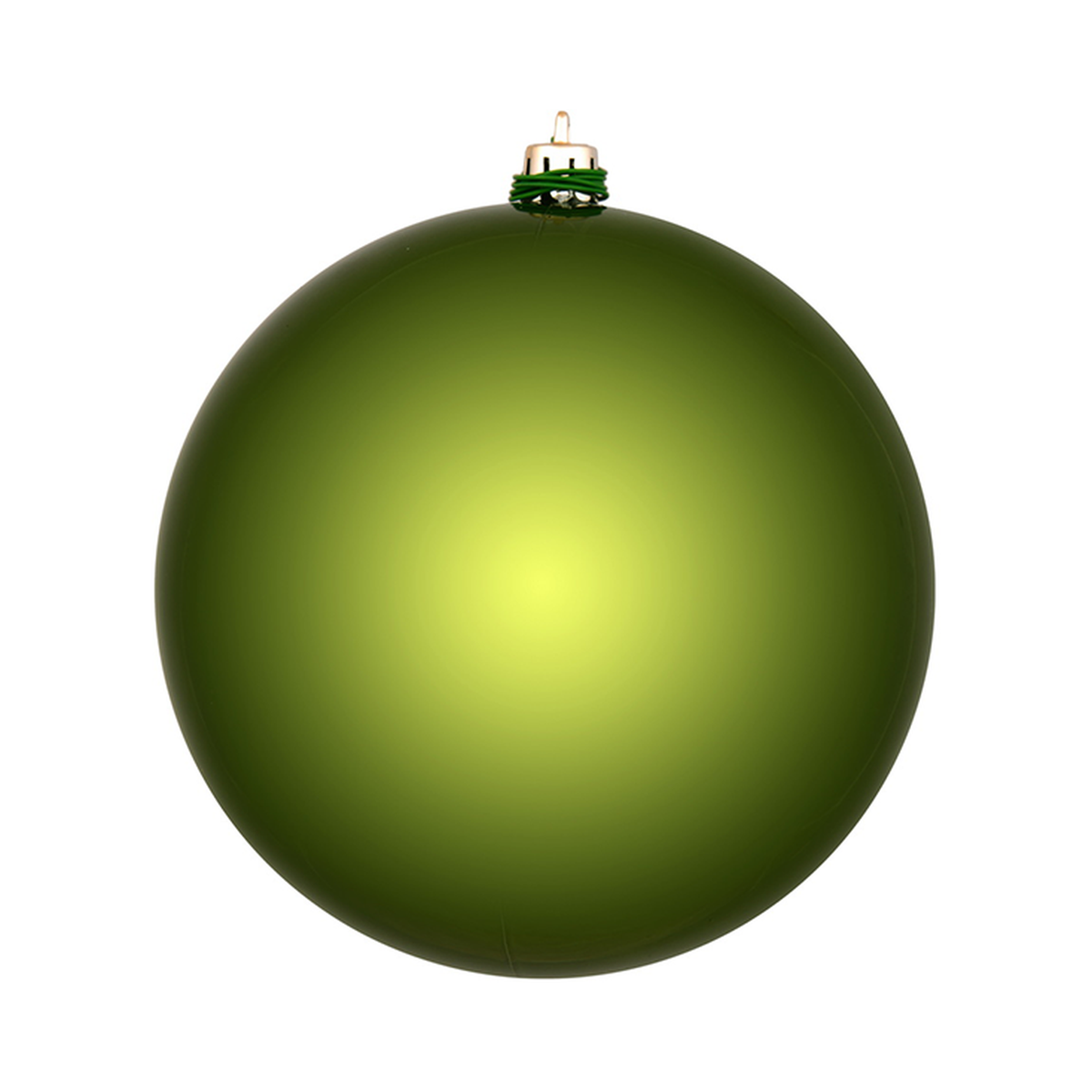 Boule vert pomme brillante — 4.75 pouces