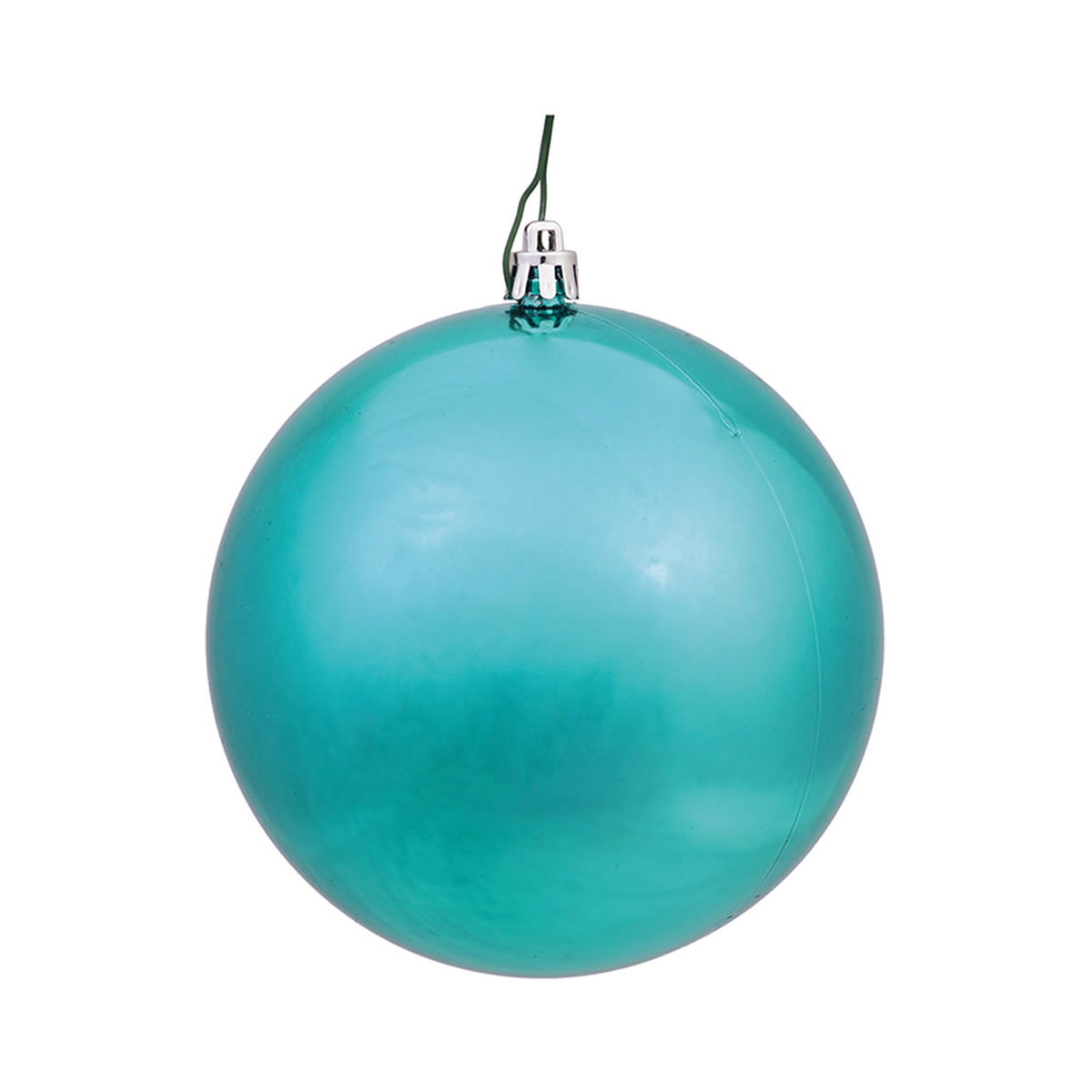 Boule vert océan brillante — 4.75 pouces