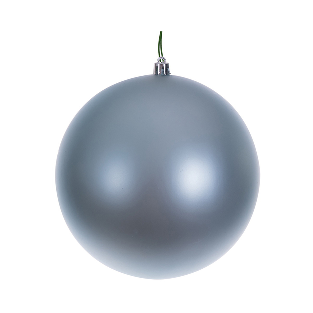 Boule bleue pâle mate — 8 pouces