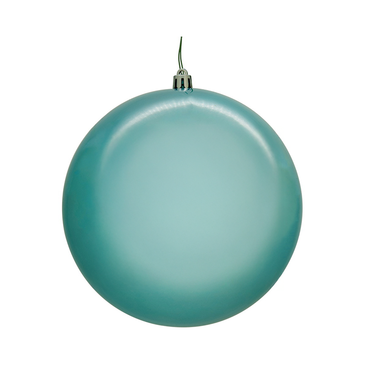 Boule bleue pâle perlée — 8 pouces