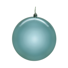 Boule bleue pâle brillante — 8 pouces