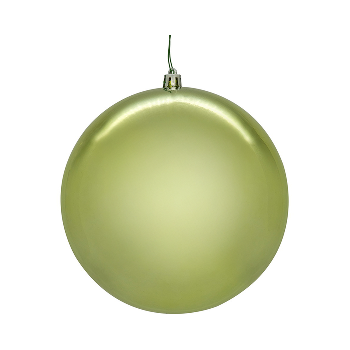 Boule vert céladon brillante — 8 pouces