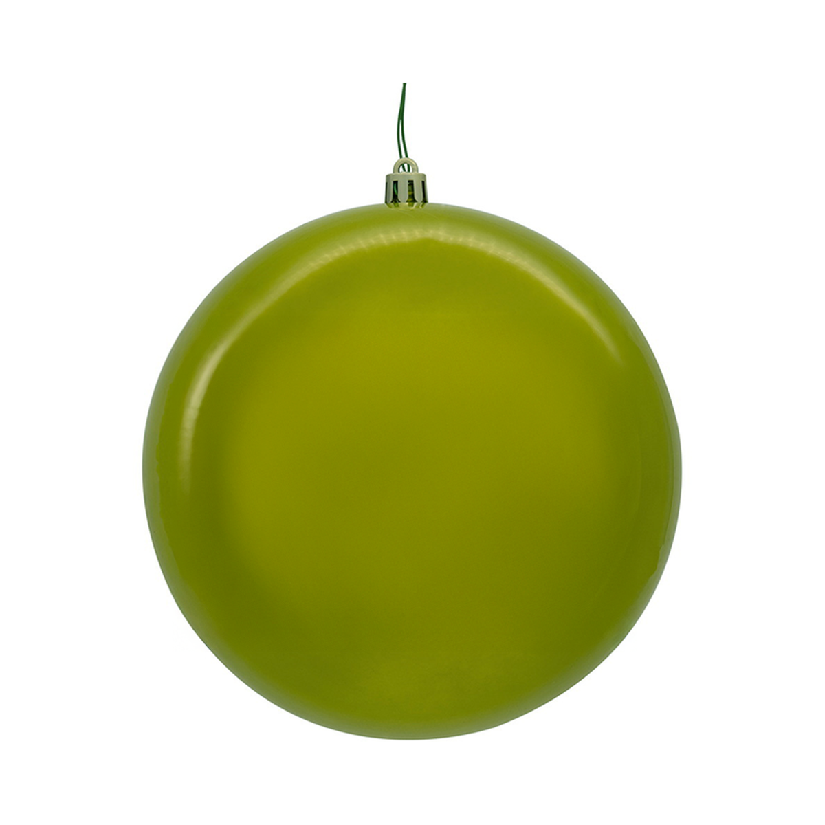 Boule vert lime perlée — 8 pouces