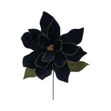Tige de poinsettia noir 27,5" fleur 24"