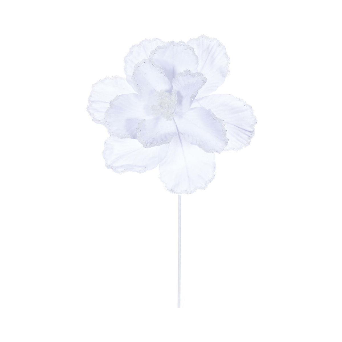 Tige de magnolia velours blanc 20" fleur 10"