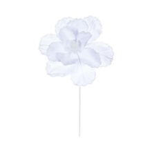 Tige de magnolia velours blanc 20" fleur 10"