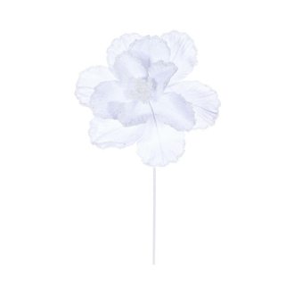 Tige de magnolia velours blanc 20" fleur 10"