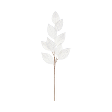 Tige feuillage 32" velours perle