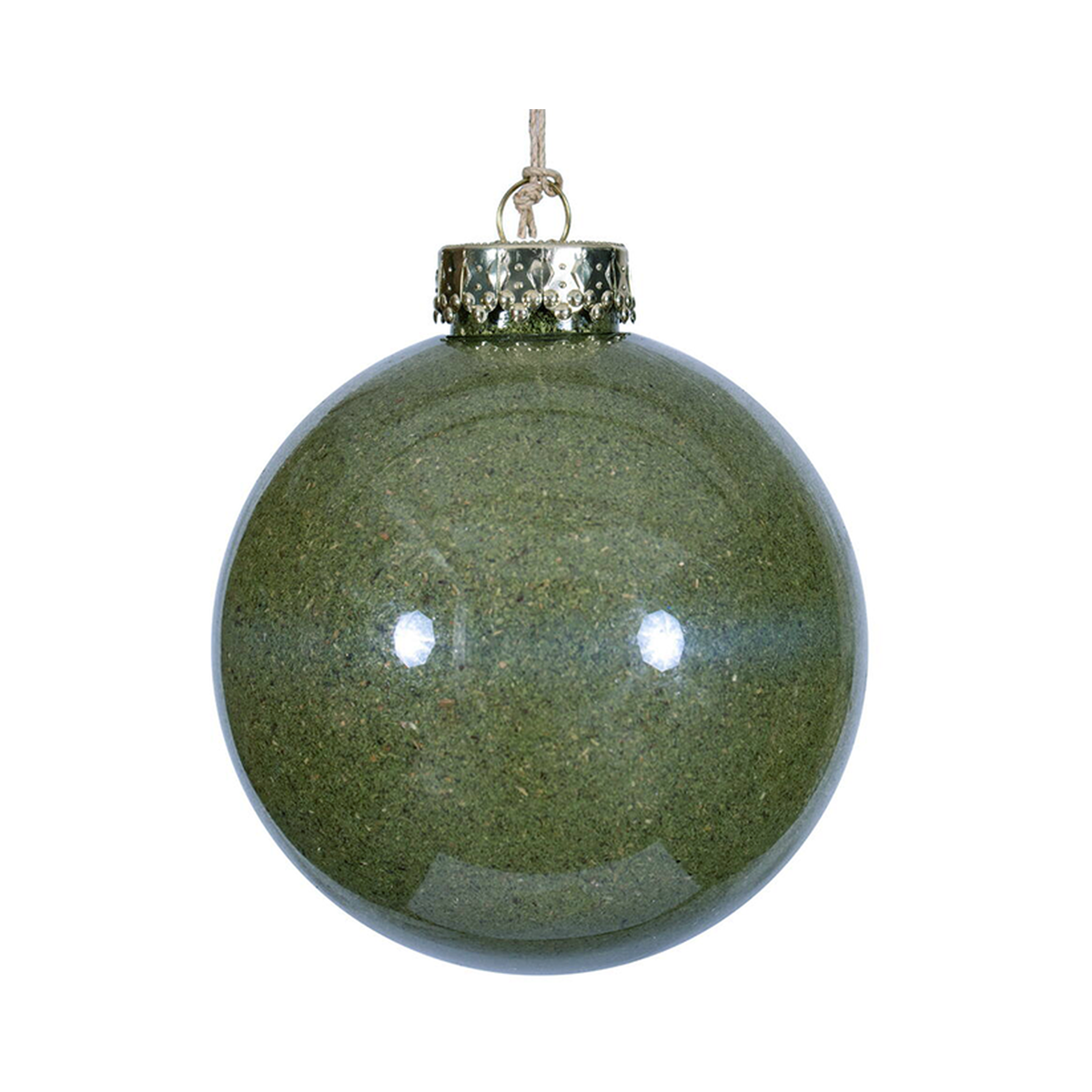 Boule vert mousse 4"