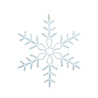 Flocon de neige fourchu scintillant illuminé 36"