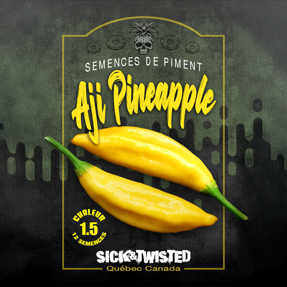 Aji Pineapple pepper (<em>Capsicum baccatum</em>)