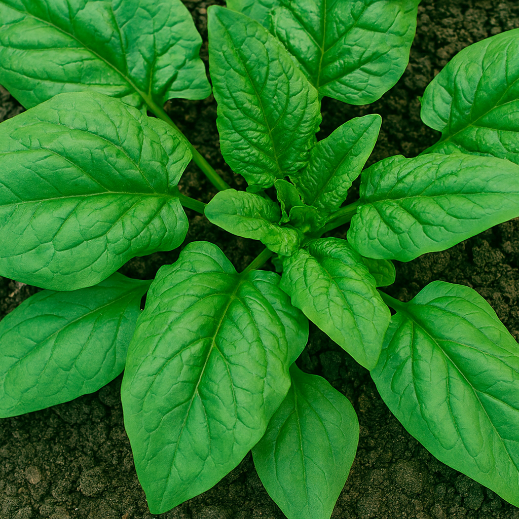 Organic 'Viroflay' spinach