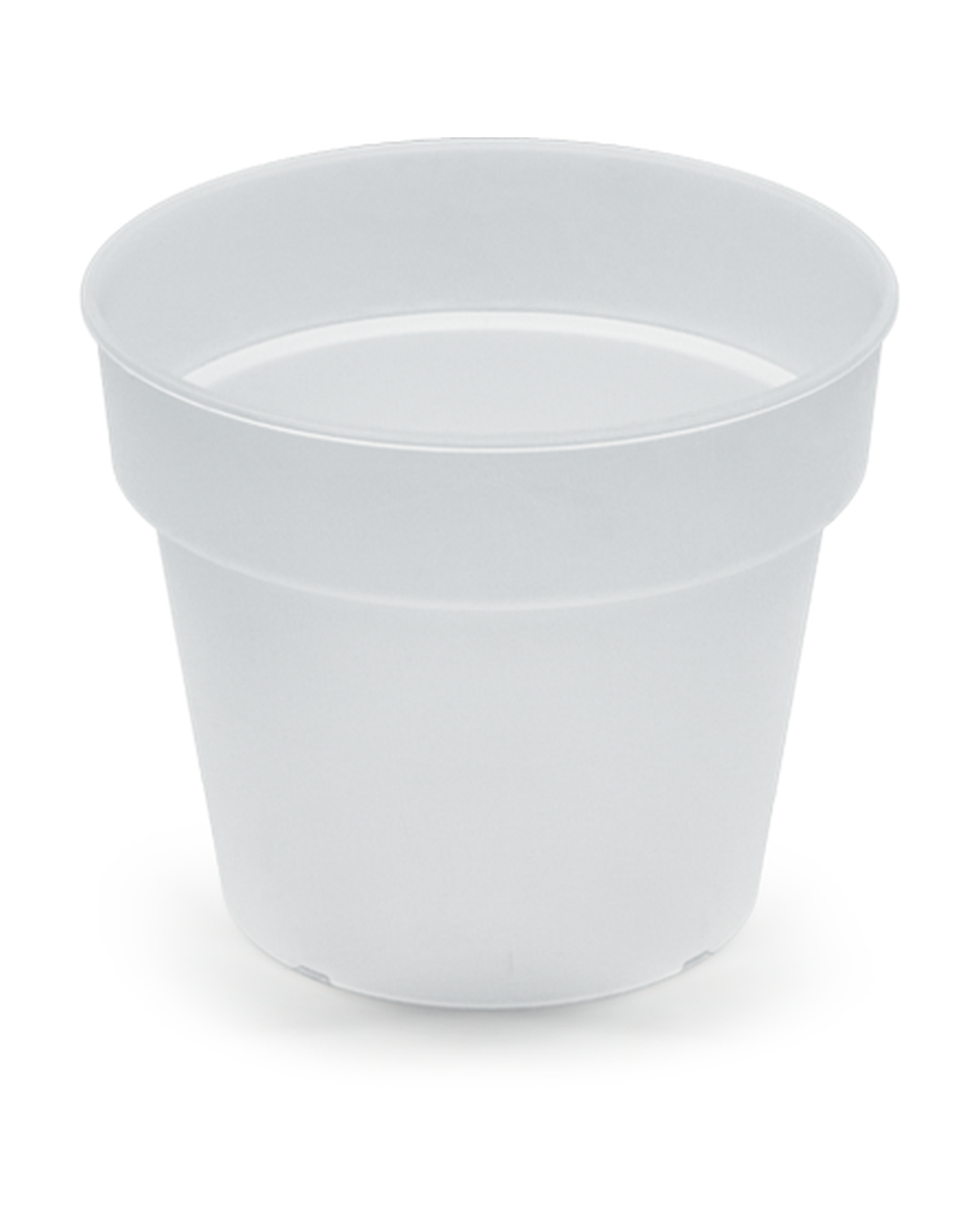 Pot transparent en plastique Properplast pour orchidée