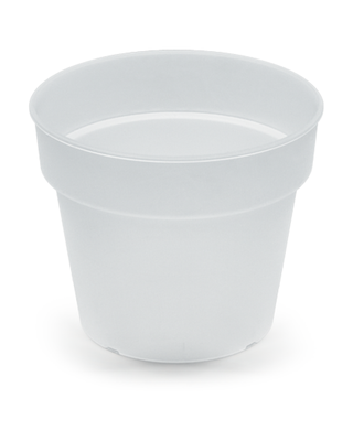 Properplast transparent plastic pot for orchids