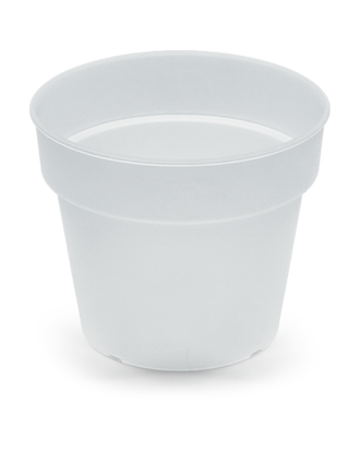 Pot transparent en plastique Properplast pour orchidée