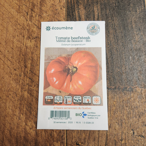 Organic Beefsteak Tomato "Mémé de Beauce"