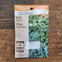 Siberian kale on organic ribbon