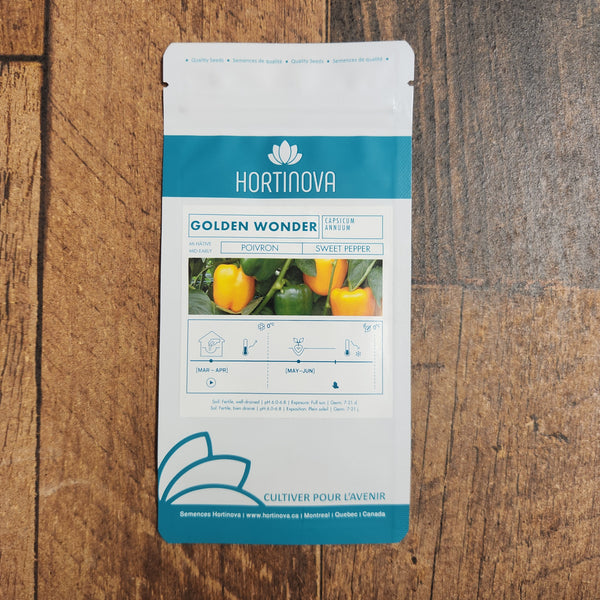 Yellow Sweet Pepper 'Golden Wonder'