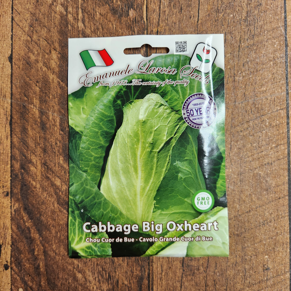 Cabbage 'Big Oxheart' (Cuor di Bue)
