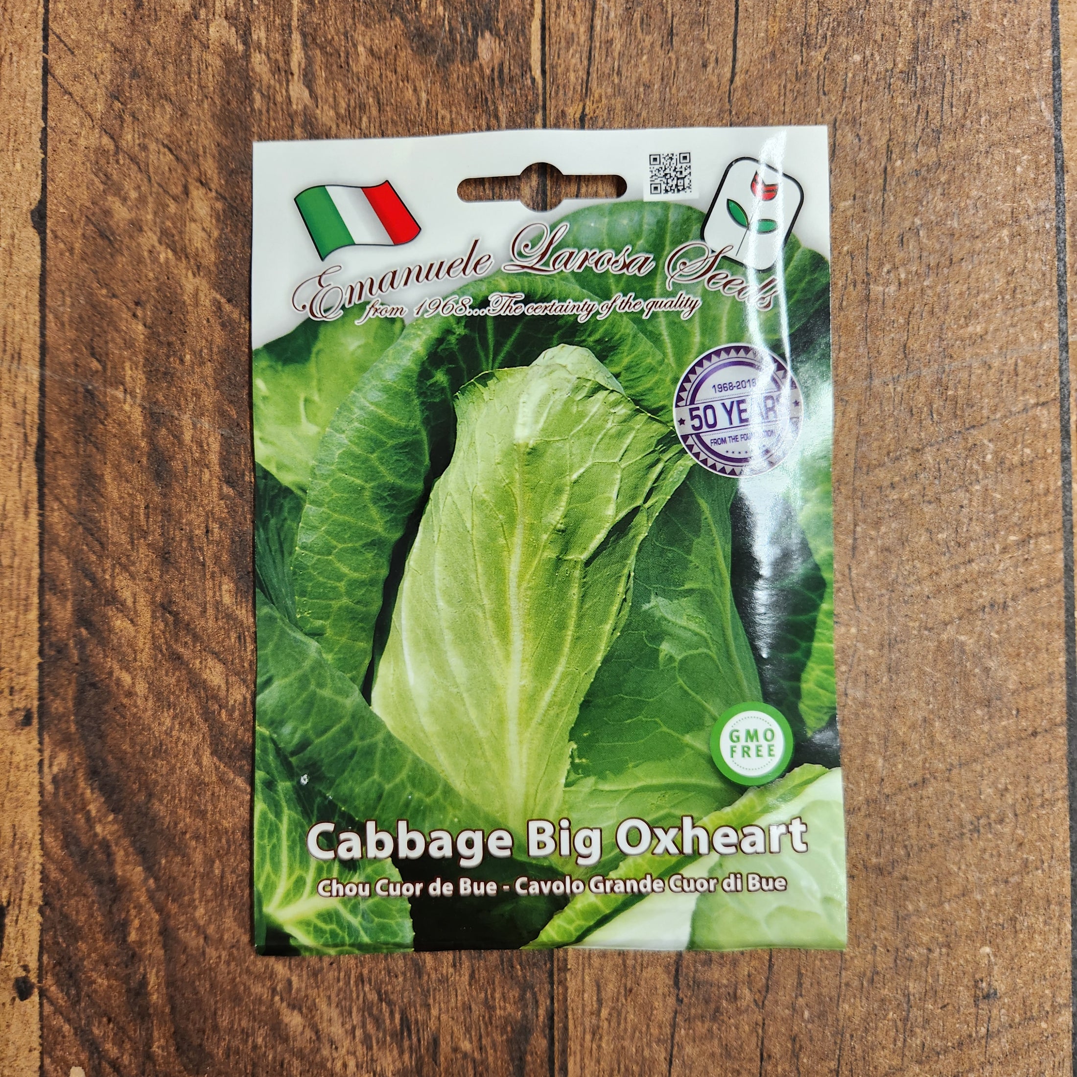 Cabbage 'Big Oxheart' (Cuor di Bue)
