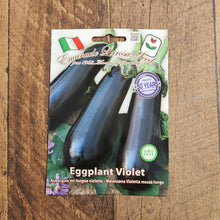 Aubergine 'Mezza Lunga'