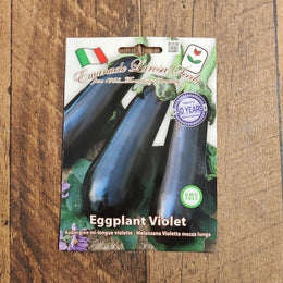 Aubergine 'Mezza Lunga'