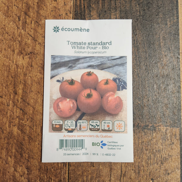 Organic 'White Pour' Tomato