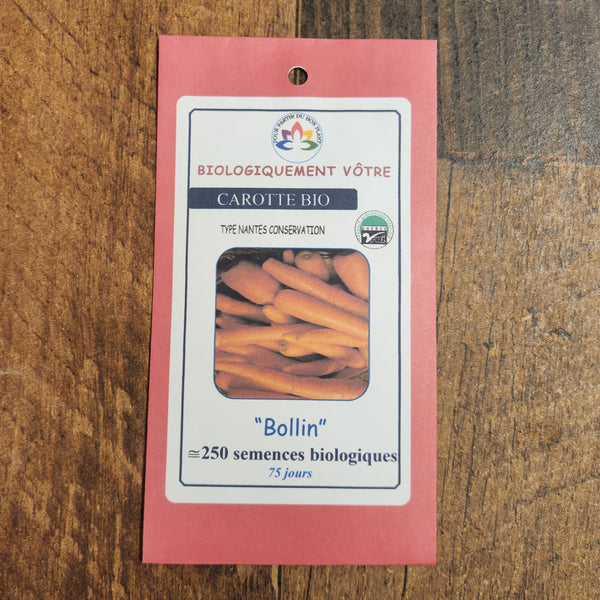 Organic 'Bollin' carrot