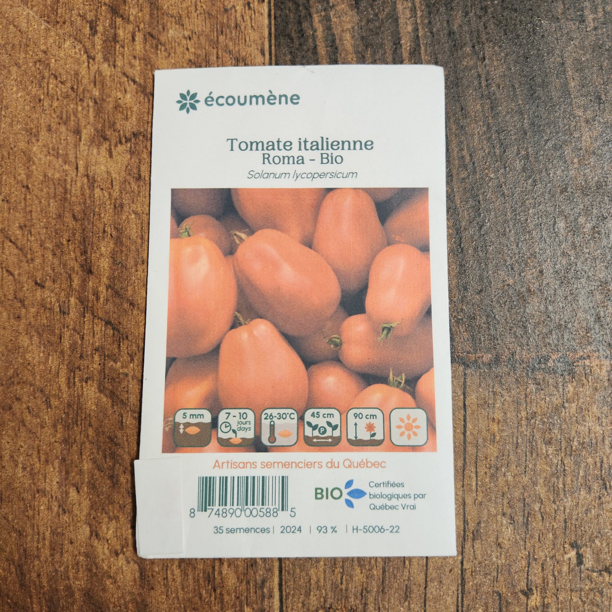 Organic Italian 'Roma' Tomato