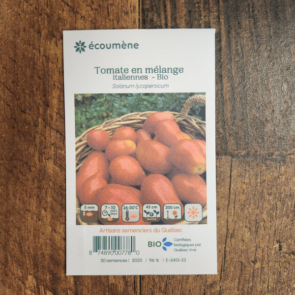 Organic Italian Mixed Tomatoes