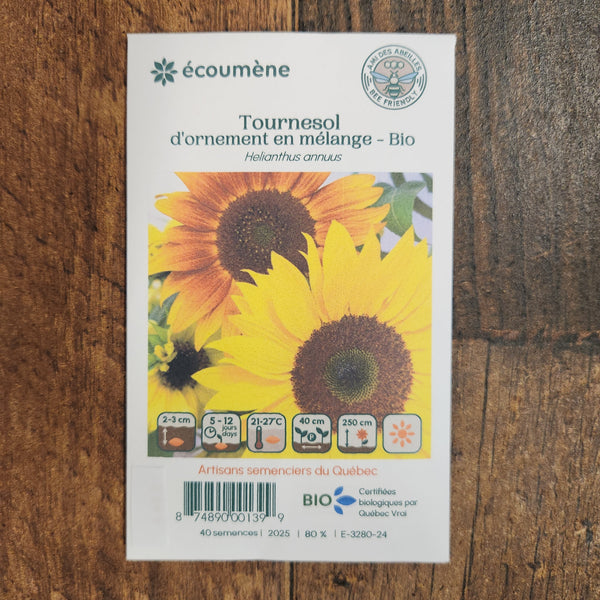 Organic sunflower mix