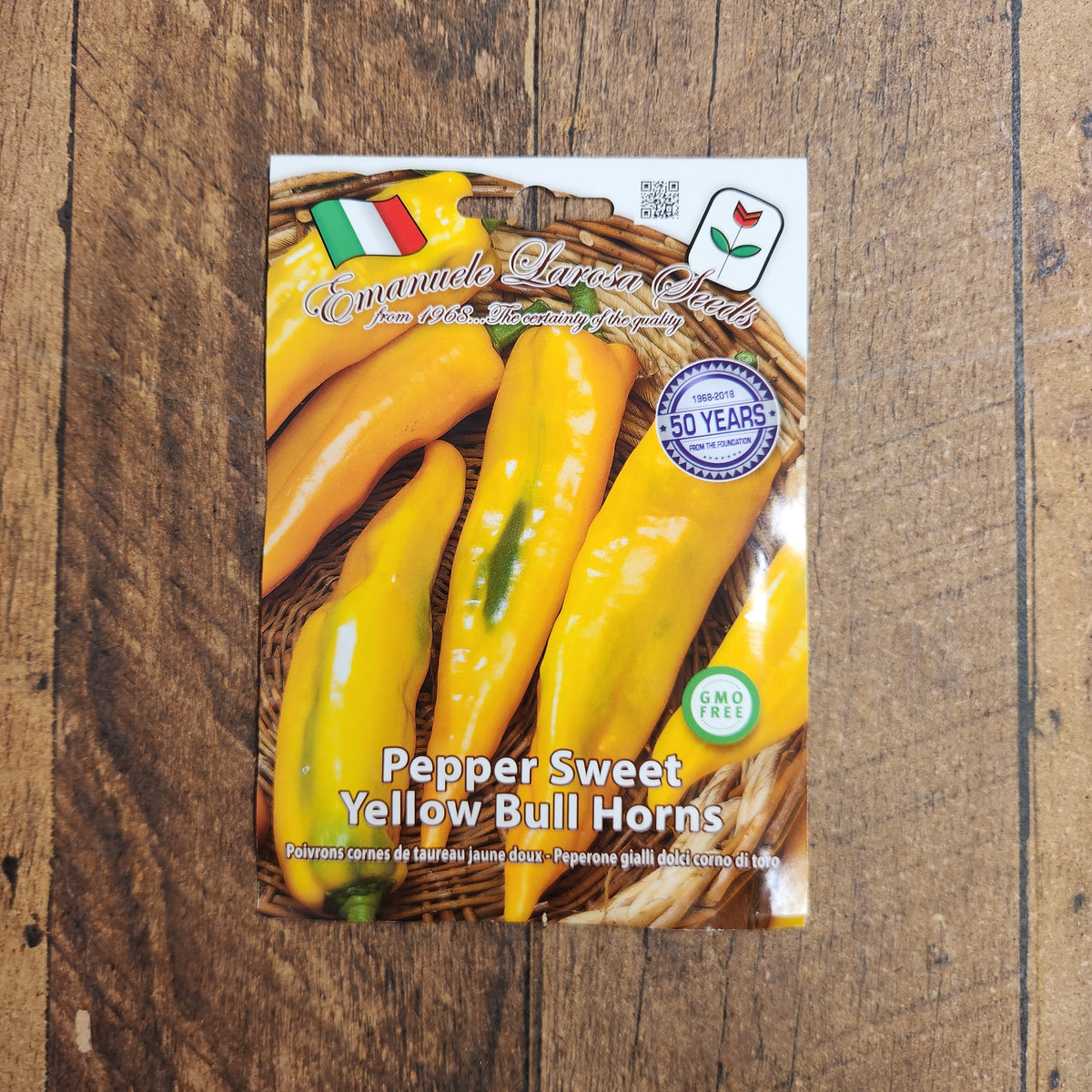 Sweet yellow pepper 'Corno di Toro Giallo'