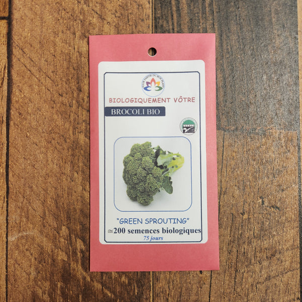 Organic 'Green Sprouting' Broccoli