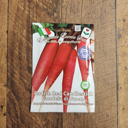 Red Candlestick Radish 'Candela di Fuoco'
