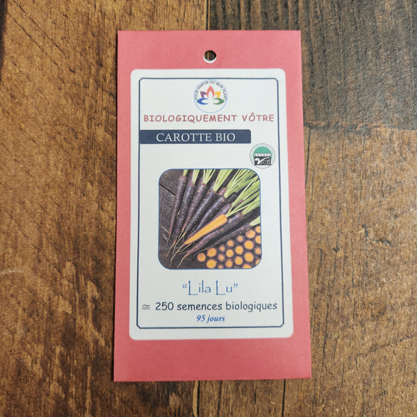 Purple Carrot 'Lila Lu' organic