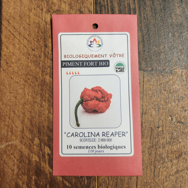 Organic 'Carolina Reaper' Red Hot Pepper