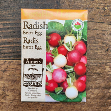 Organic 'Easter Egg' radish mix