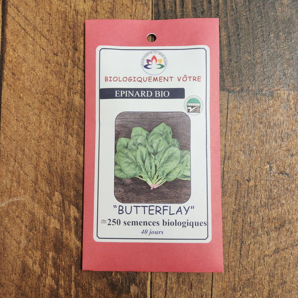 Organic 'Butterflay' Spinach