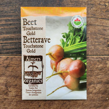 Organic 'Touchstone Gold' beetroot